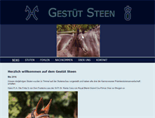 Tablet Screenshot of gestuet-steen.de